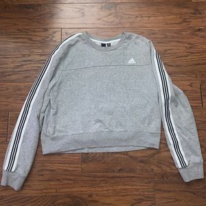 adidas grey sweatshirt